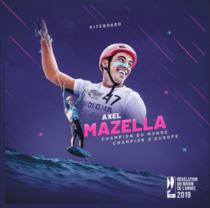 Axel Mazella champion du monde / champion d'Europe 2019 révélation du Marin de l'année 2019